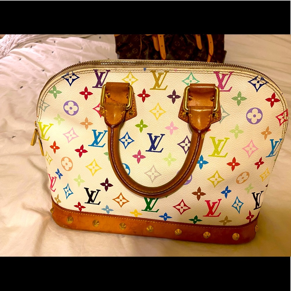 Authentic Louis Vuitton Multi ALMA PM hand bag